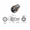 Kuciste metalno   za LED nikl 5mm OUT - OKLM5