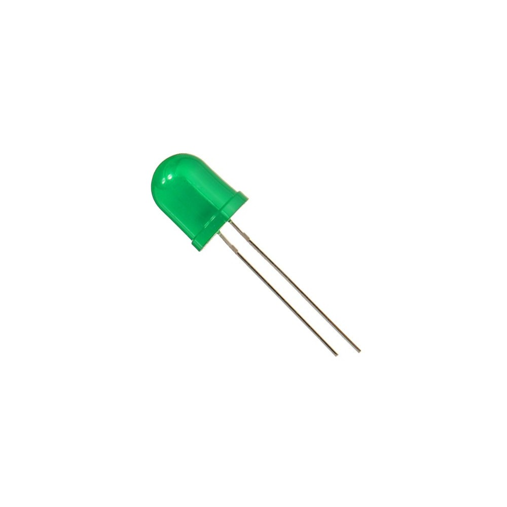 LED-dioda 10mm zelena diffuse 32mcd - OLE10ZE
