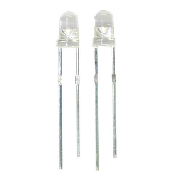 LED 3mm bela hladna 800mCd 45° 3004UW - OLE3BE