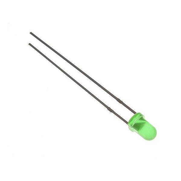 LED-dioda 3mm zelena  2mA - OLE32ZE