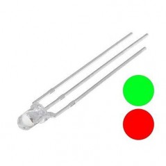 LED dioda 3mm crvrna/zelena