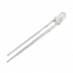 LED  dioda O 3 mm Oranž Water Clear 