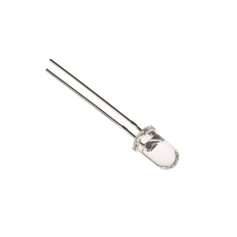LED-dioda 5mm bela 60°  3000 mcd - OLE5BE