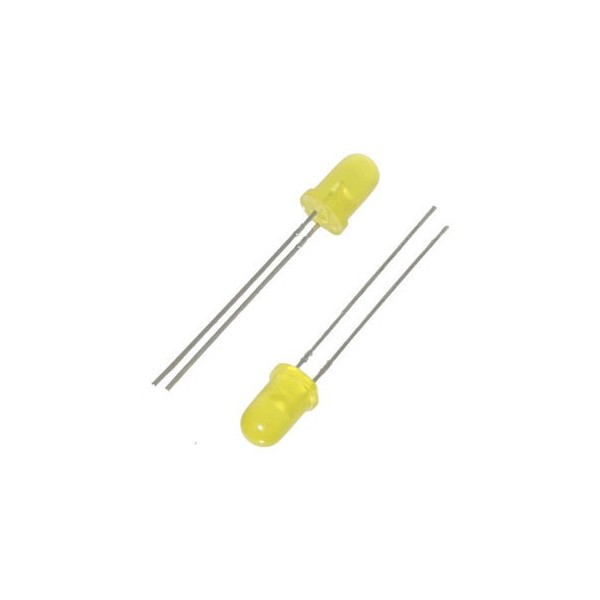 LED-dioda 5mm zuta  2mA - OLE52ZU