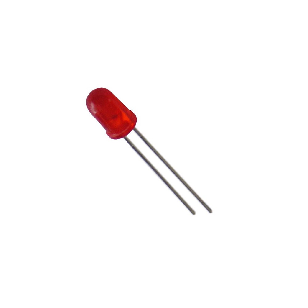 LED-dioda 5mm crvena, 150mCd 40°  - OLE5CR