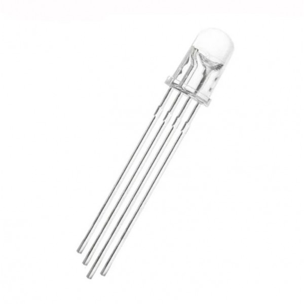 LED 5mm RGB 3000/18000/8000mCd 30° 4-pin CC - OLE5RGB