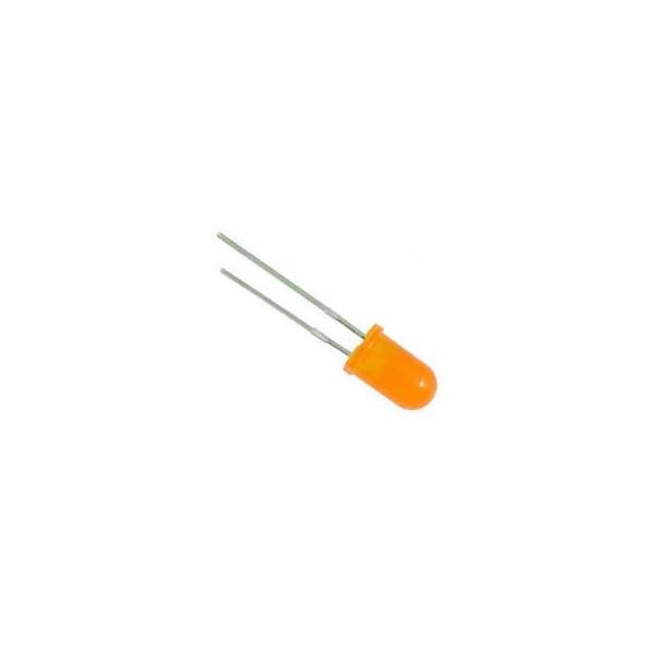 LED-dioda 5mm Oranz 8-30 mcd , 60° - OLE5OR