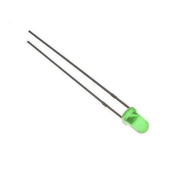 Led dioda blink 3mm zelena 3,5-14 V , 22mA - OLEB3ZE