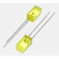 LED-dioda kock.5X5mm zuta