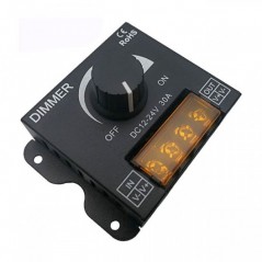 LED dimer 1x30A, 12/24VDC