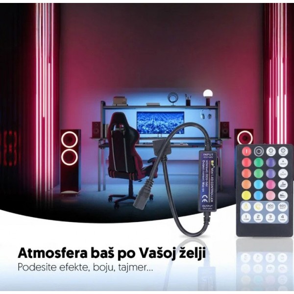 Mini LED RGBW kontroler sa daljinskim upr. 72W - OLETRK-RGB