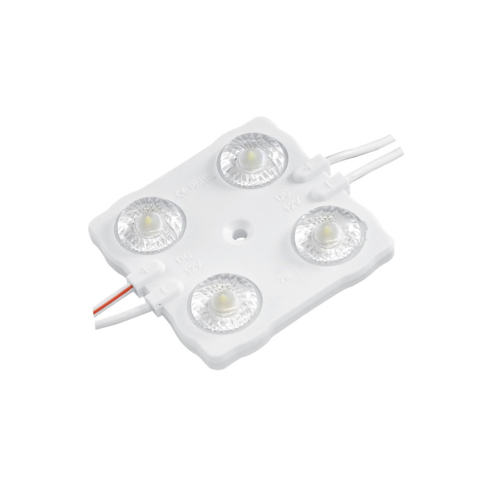 LED modul 4x2835 Epist.bela 185lm 12V/2W - OLETR-M4