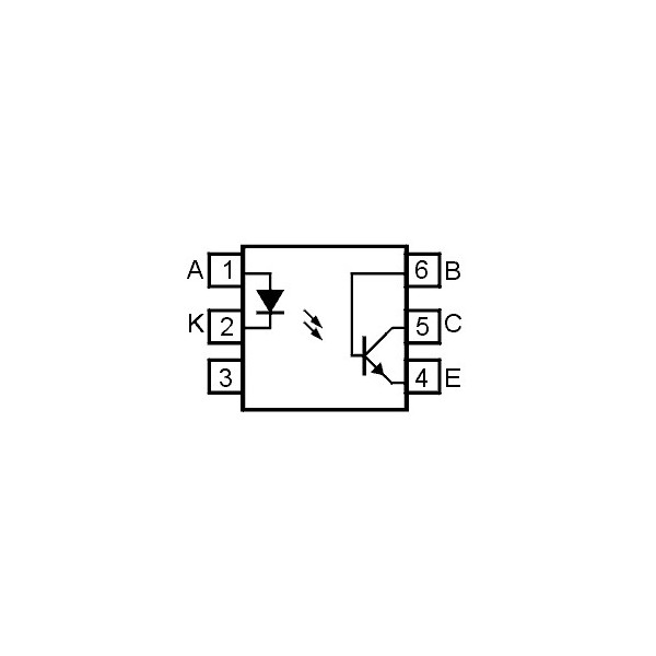 Photo Ttans.Out.>5kV 55V 50% DIP6 - OOKCNX35