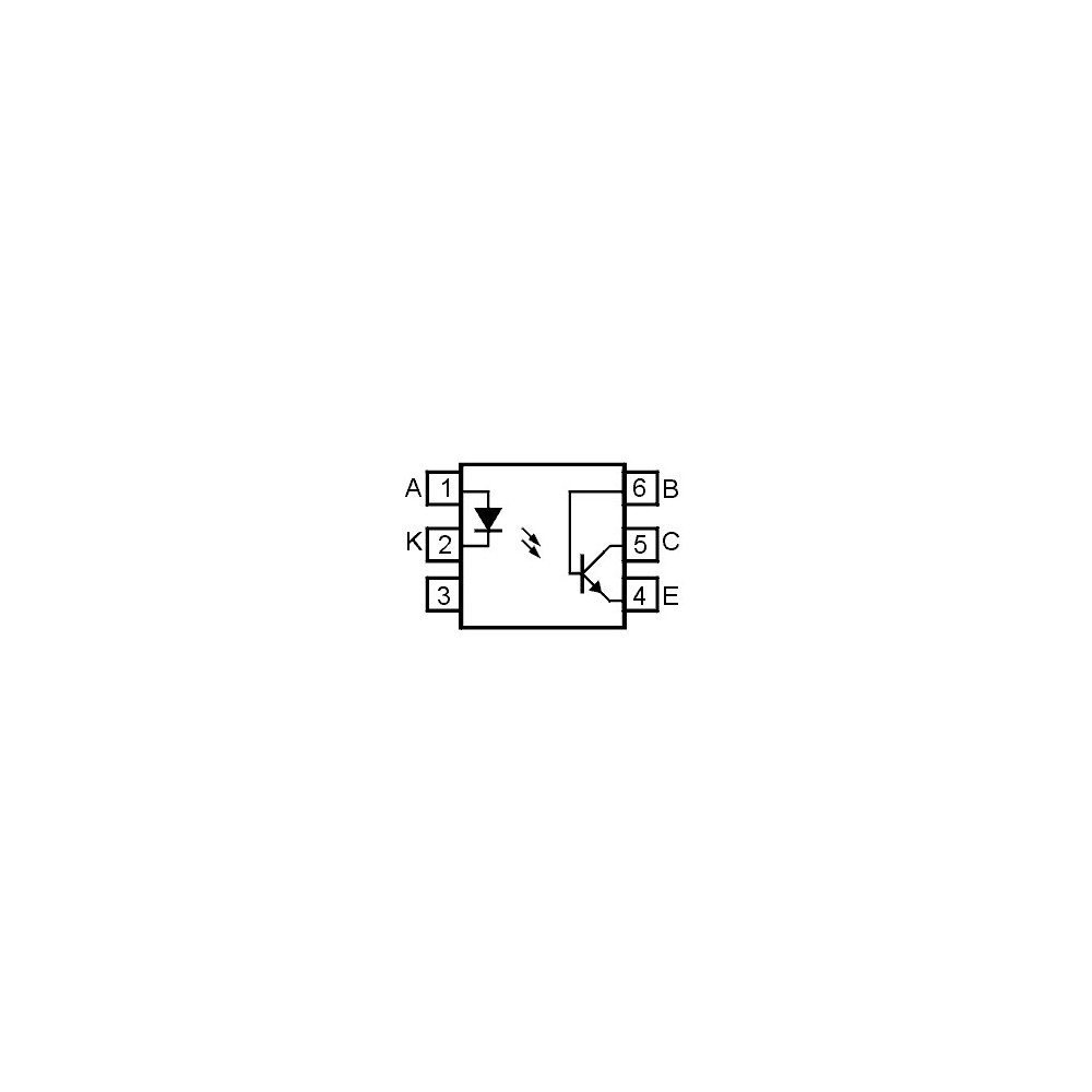 Photo Trans.Out.5.3kV >40% DIP6 - OOKCNX83