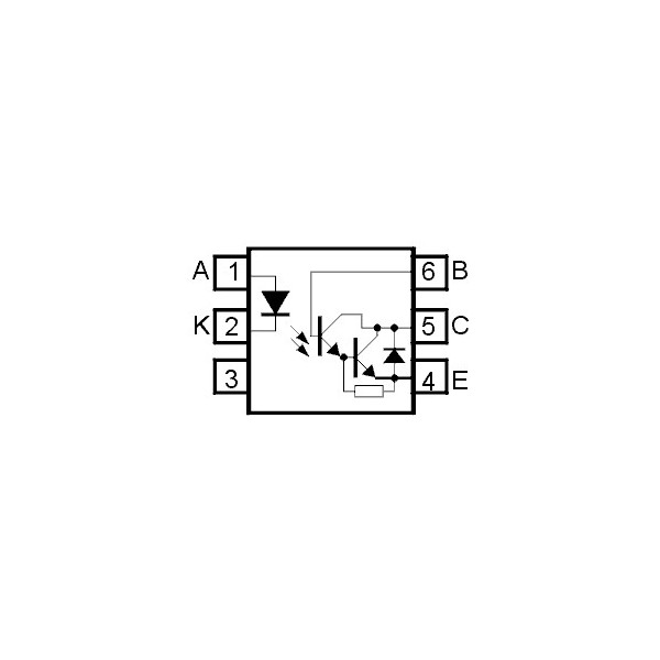 Hi-Volt.Phot.Darl.Out.5kV 100V 0.15A DIP6 - OOKH11G1