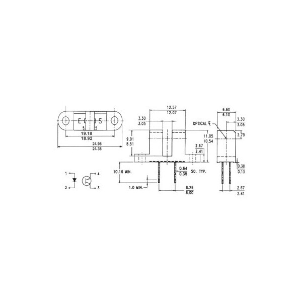 Slotted Optic.Switch With Trans. Out. - OOKLTH860-T55