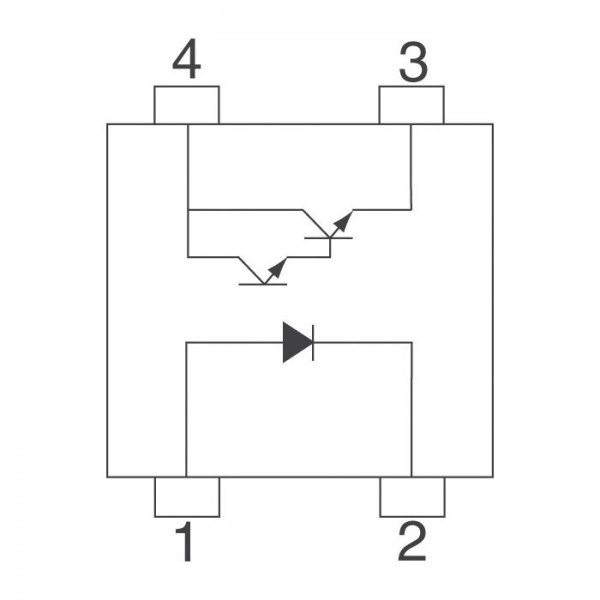 Optok-Darl.5kV 35V 80mA DIP4 - OOKLTV815