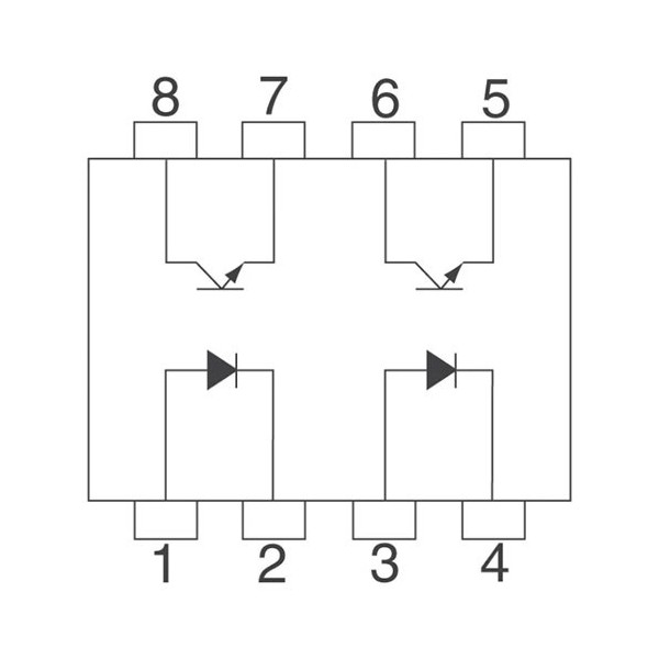 2xOptok.5kV 80V 50mA DIP8 - OOKLTV826