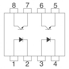 2xOptok.5kV 80V 50mA DIP8