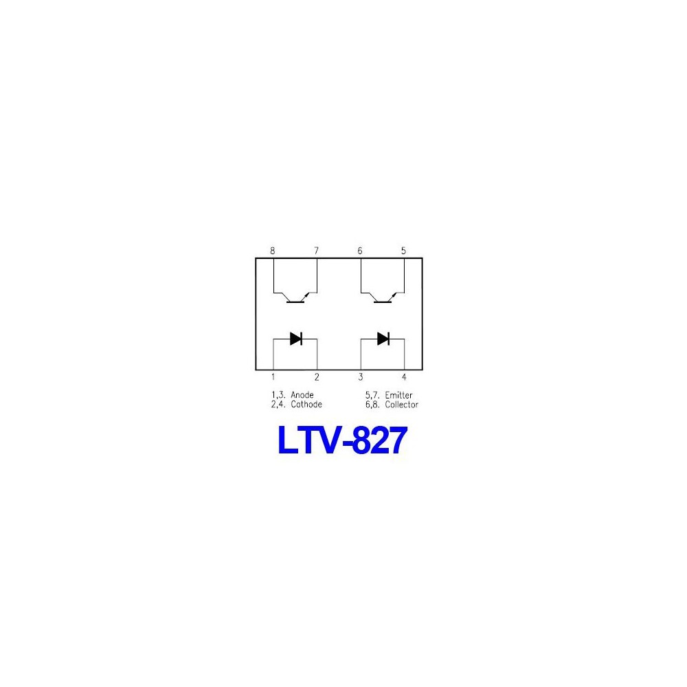 2xOptok.5kV 80V 50mA DIP8 - OOKLTV827