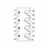 4xOptocoupler LTV845, DIP16 - OOKLTV845