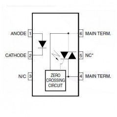 Optotr+ZCD 7.5kV 250V 15mA DIP6