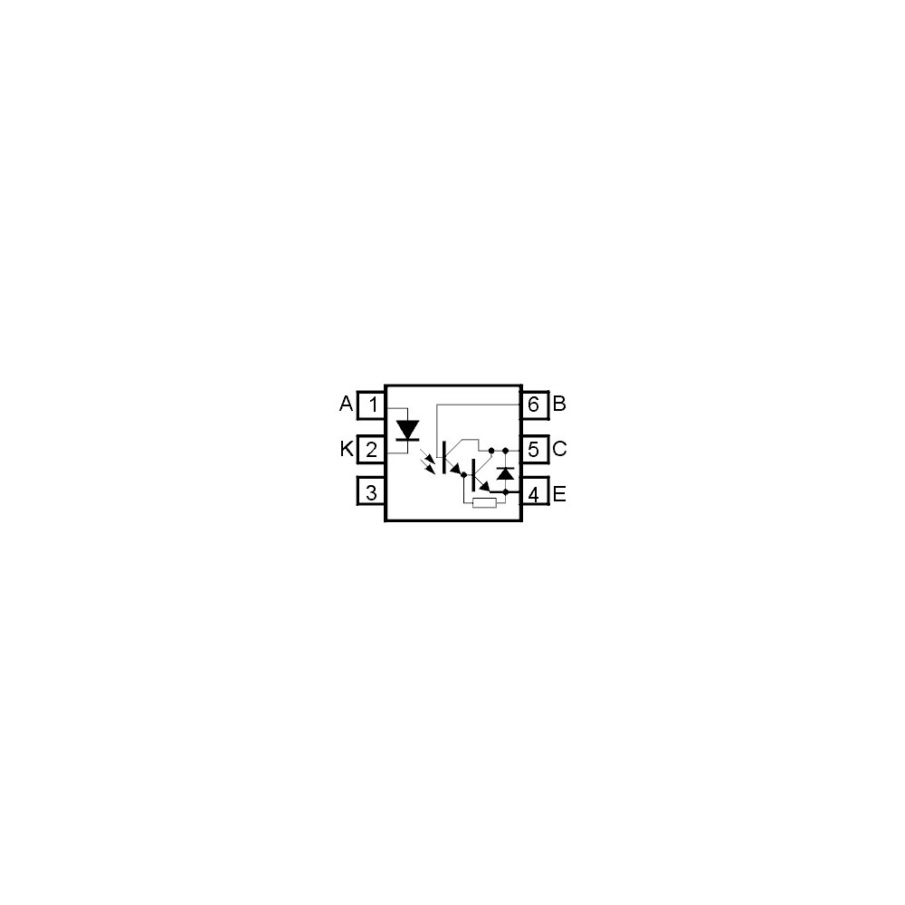 Photo Trans.Darl+Bas 5kV 300V TUV DIP6 - OOKPC725