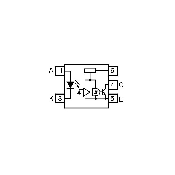 Optok.OPIC 5kV TTL/LSTTL-Outp DIP6 - OOKPC900
