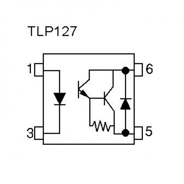 Optok-Darl 2,5kV 300V 150mA MFP4 - OOKTLP127