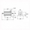 Otpornik za hladnjak 25W 22R  ± 5% - OTH25-22R