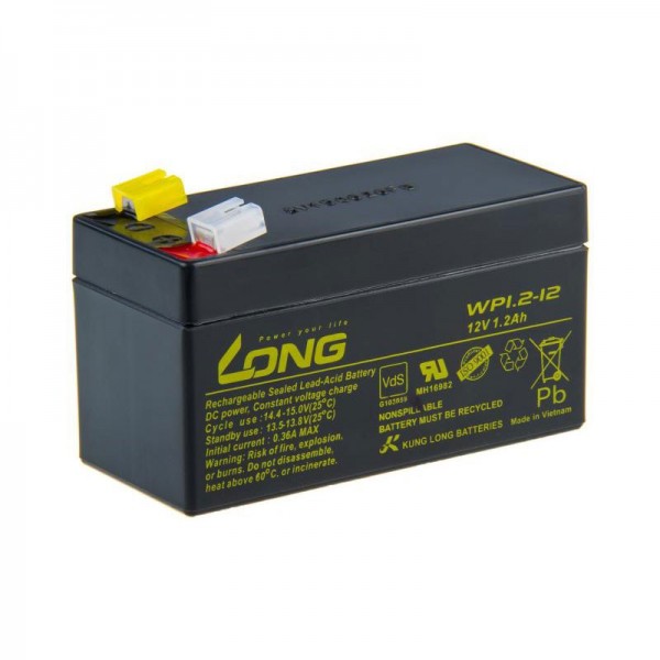 Akumulator 12V 1,3 Ah 98x45x56 LONG - AK12-1.2