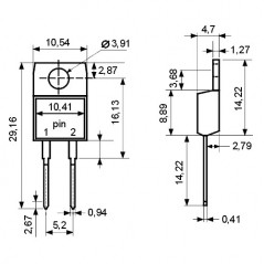 Dioda ultra brza 500 V 8A