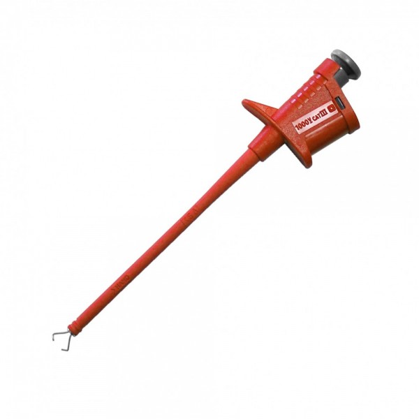 Ispitna hvataljka crvena 162 mm 1000V 6A - ALIK4CR