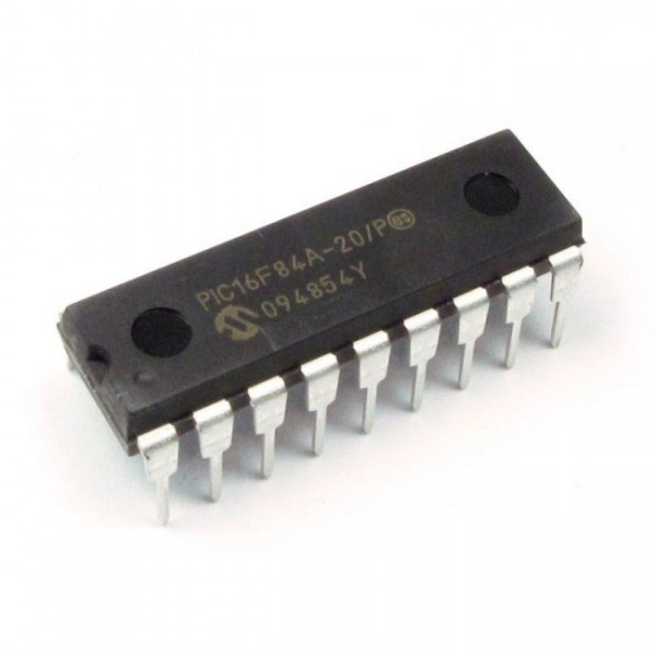 1KX14 Flash 13I/O 20MHz DIP18 - PCPIC16F84A-20/P