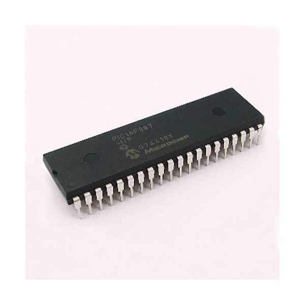 8KX14 Flash 36I/O 20MHz DIP40 - PCPIC16F887-I/P