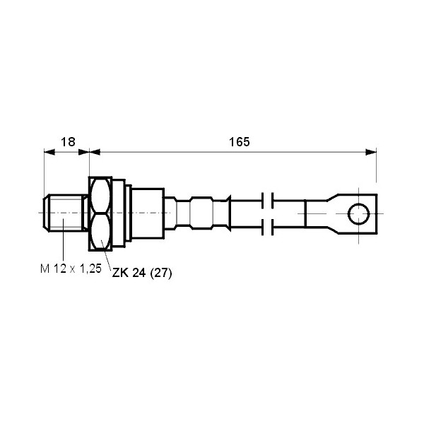 Dioda 150A 1200V M12 K - DIOD150U12K