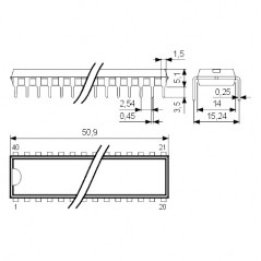 256x8 RAM-I/O Timer M5L8155p