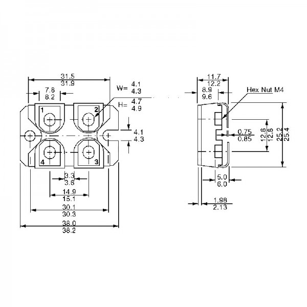 DSEI2X101-06A ,2xFRED 600V 2x96A 250W - DIODSEI2X101-06A