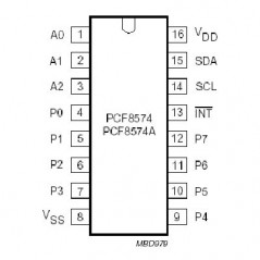 CMOS-IC 8-Bit i/o eXPANDER, BIDIREKT.F