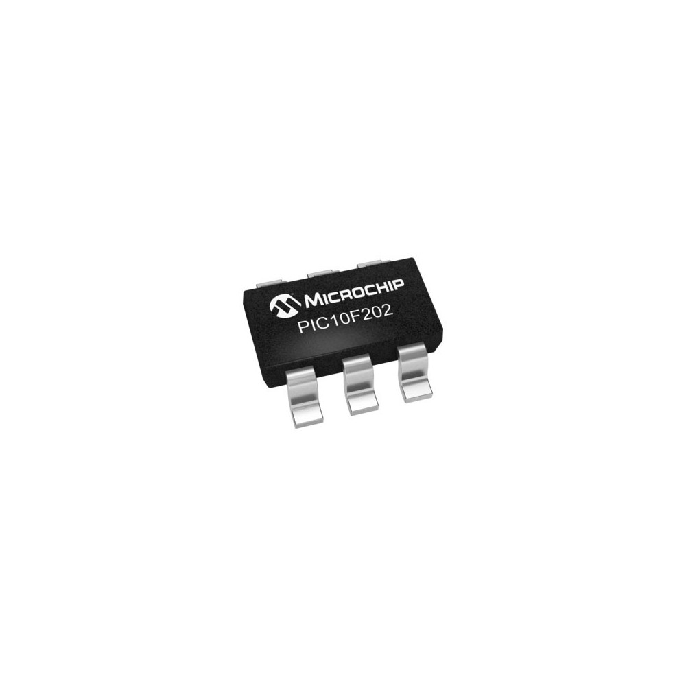 512X12 Flash 4 I/O 4MHz SOT23-6 - PCPIC10F202T-I/OT