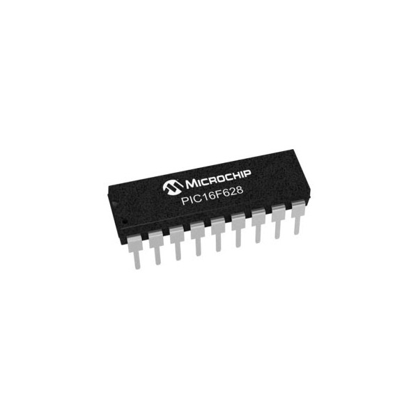 2KX14 Flash 16I/O 4MHz DIP18 - PCPIC16F628-04/P