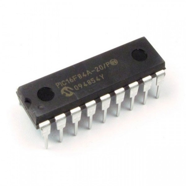 1KX14 Flash 13I/O 4MHz DIP18 - PCPIC16F84A-04/P