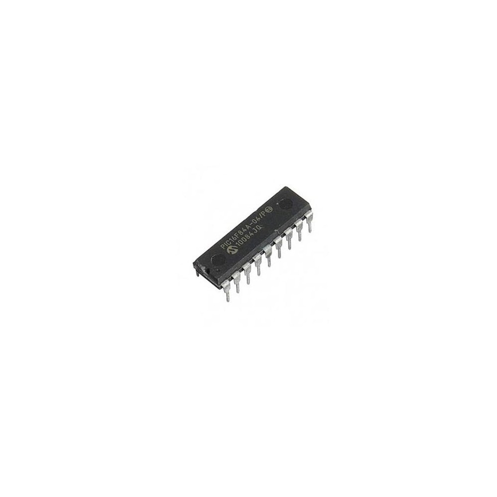 1KX14 Flash 13I/O 20MHz DIP18 - PCPIC16F84A-20/P