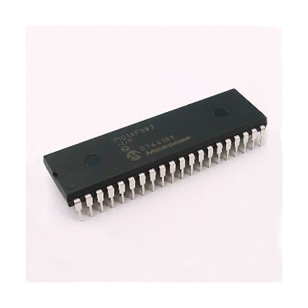 8KX14 Flash 36I/O 20MHz DIP40 - PCPIC16F887-I/P