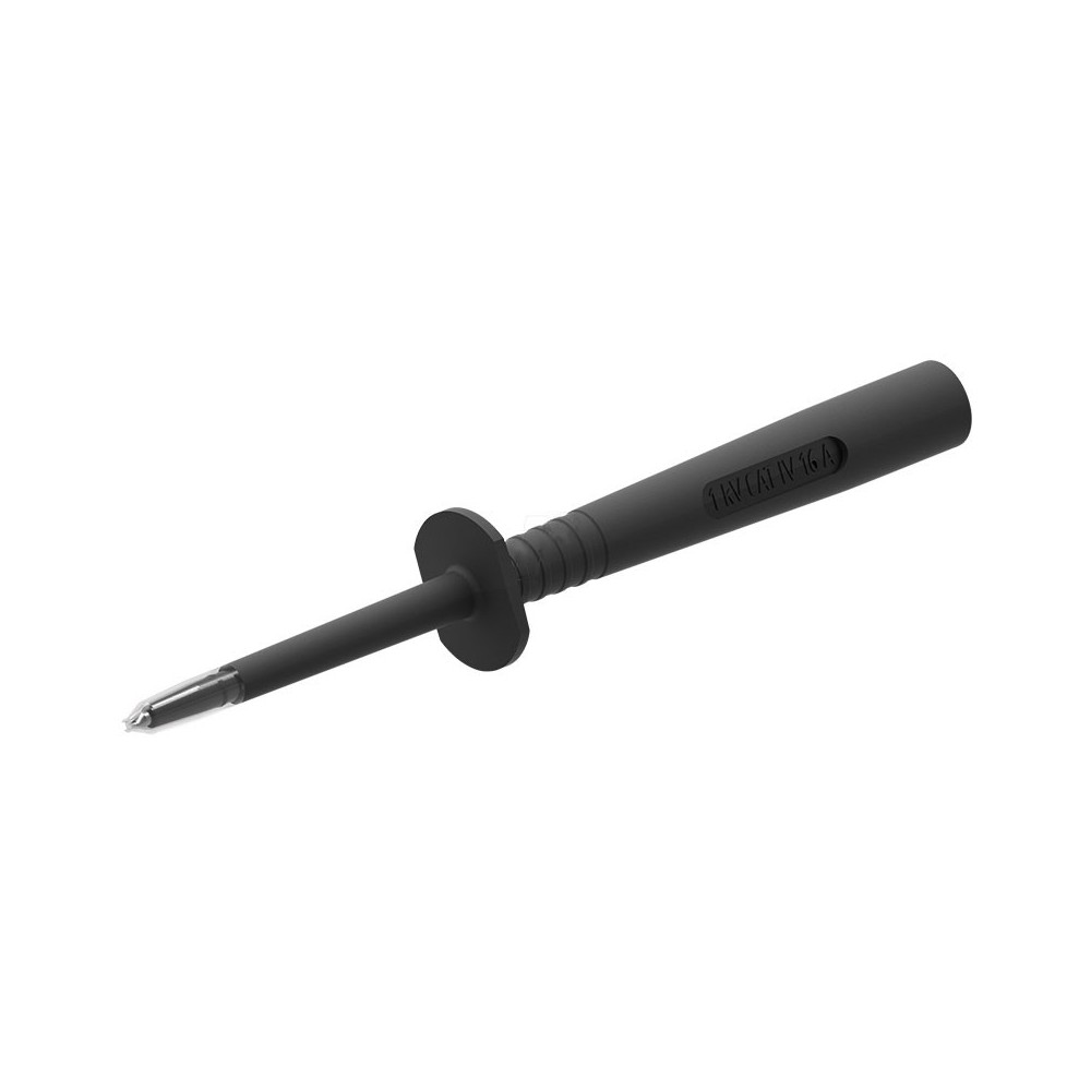 Ispitna klema crna. 140mm 20A/1000V 4mm - ALIK8CN