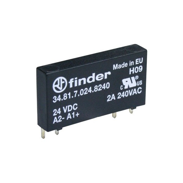 Slim SSR 1NO 2A 24VDC/240VAC FINDER - RELF34.81.7.024.8240