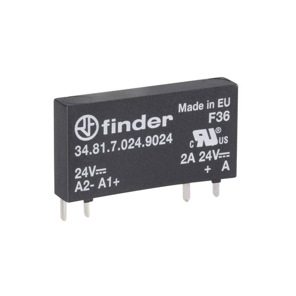 Slim SSR 1NO 6A 24VDC/24VDC FINDER - RELF34.81.7.024.9024