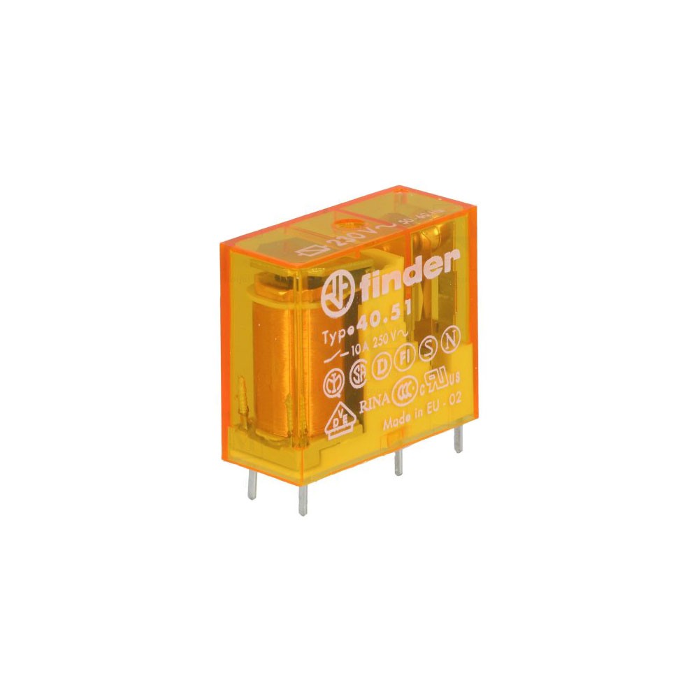 Rele Finder 1X12A, 24 DC, 40.51.9.024 - RELF4051-24V