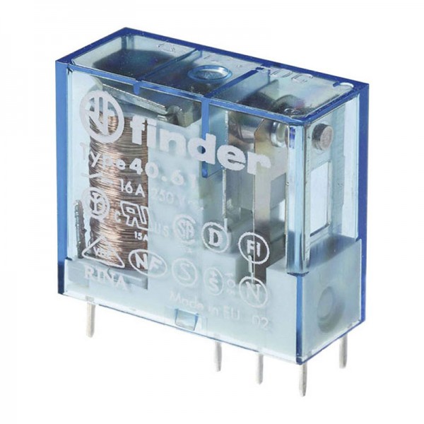 Rele Finder 1x16A 230V AC, 40.61.8.230 - RELF4061-230