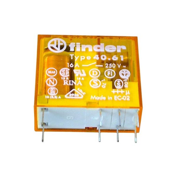 Rele Finder 1X16A 24V DC, 40.61.9.024. - RELF4061-24VDC